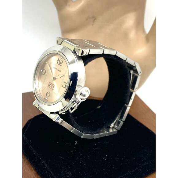 Cartier Pasha Women\'s Watch 2475 Swiss Automatic Rose Dial Stainless Steel 35mm main image 13